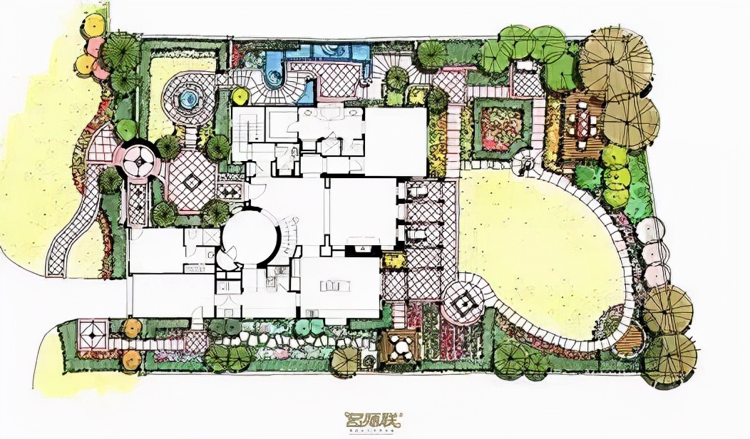 最全的園林庭院景觀設計（內附100張平面效果圖）