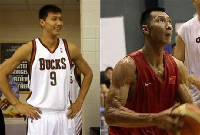 cba为什么不健身(中国球员进NBA后变化大，姚明阿联肌肉暴涨，为何CBA球员练不出？)