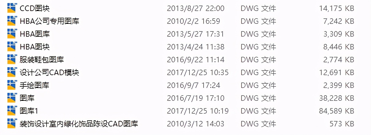 CAD室内设计必备10000套图库，系统图块无水印直接使用