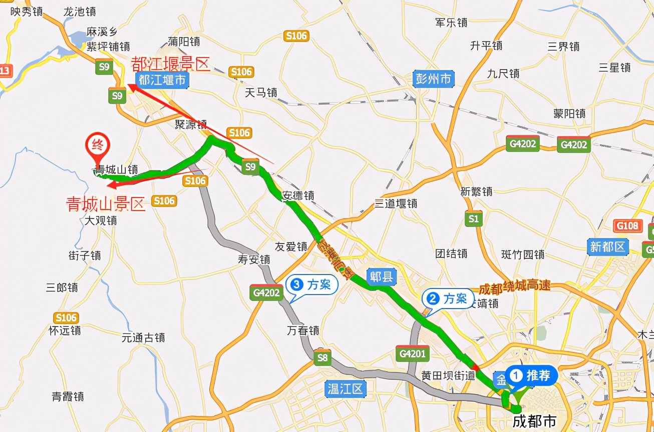 四川著名景点的交通路线攻略，教你轻松玩转大四川