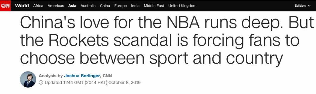 为什么不禁播nba(NBA被封杀背后：西方的言论自由都是骗人的)