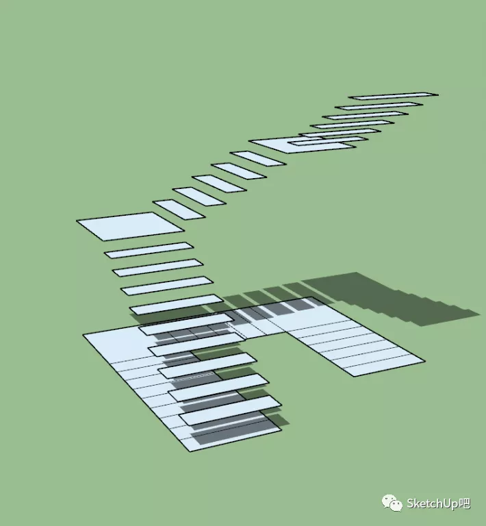 SU建模教程·骚断腿的曲线楼梯