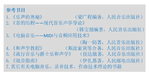 收藏｜考题原型大公开！十一大音乐学院各专业参考书目汇总
