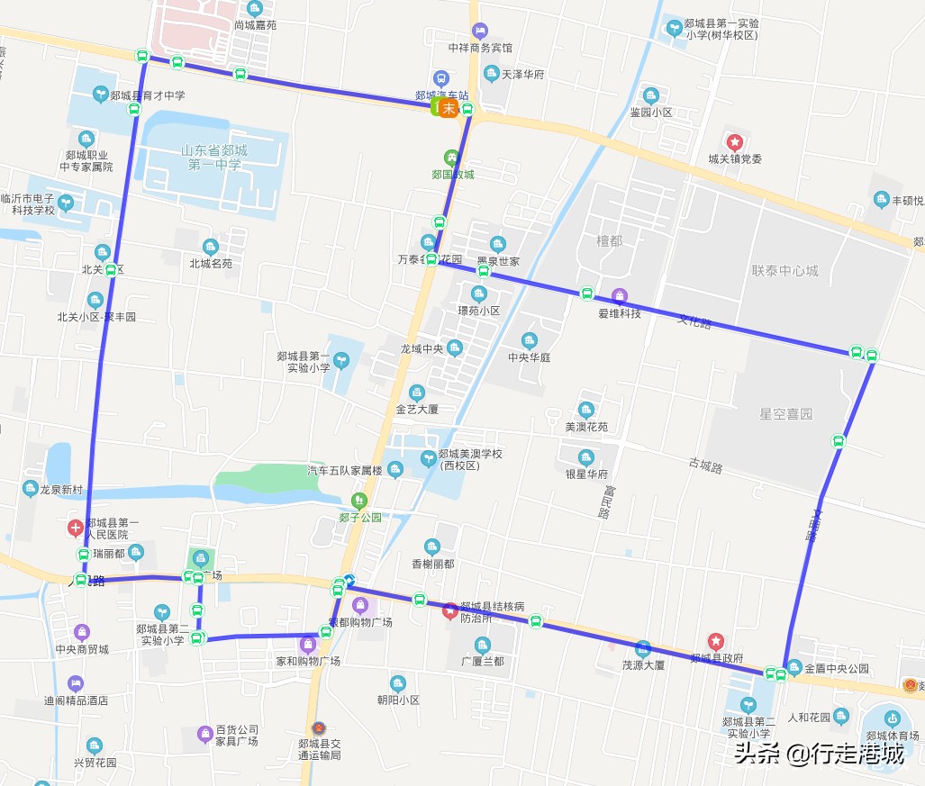 「临沂」郯城公交线路及主要站点（2020年10月更新）