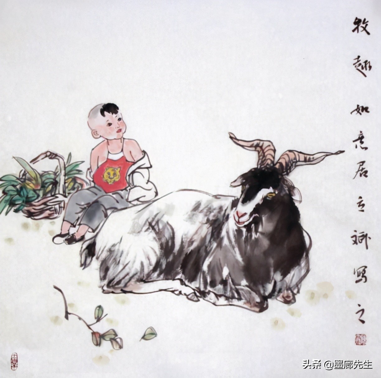 精选100幅画羊美图供大家学习收藏