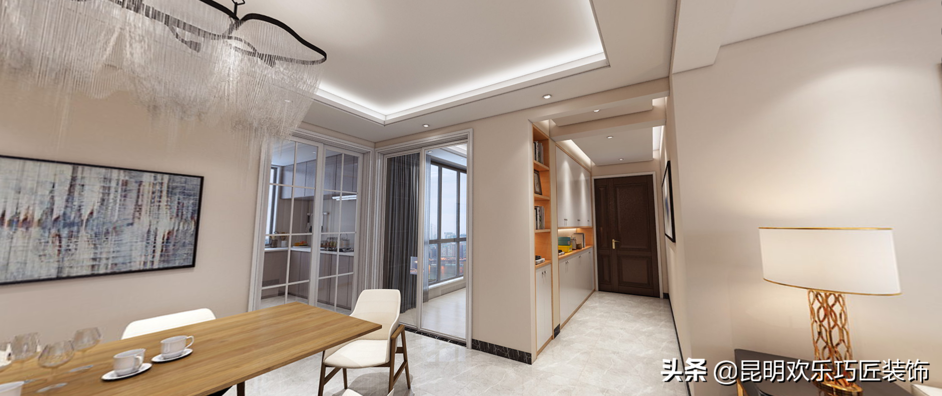 【轻奢风格】昆明众和康园装修设计案例分享