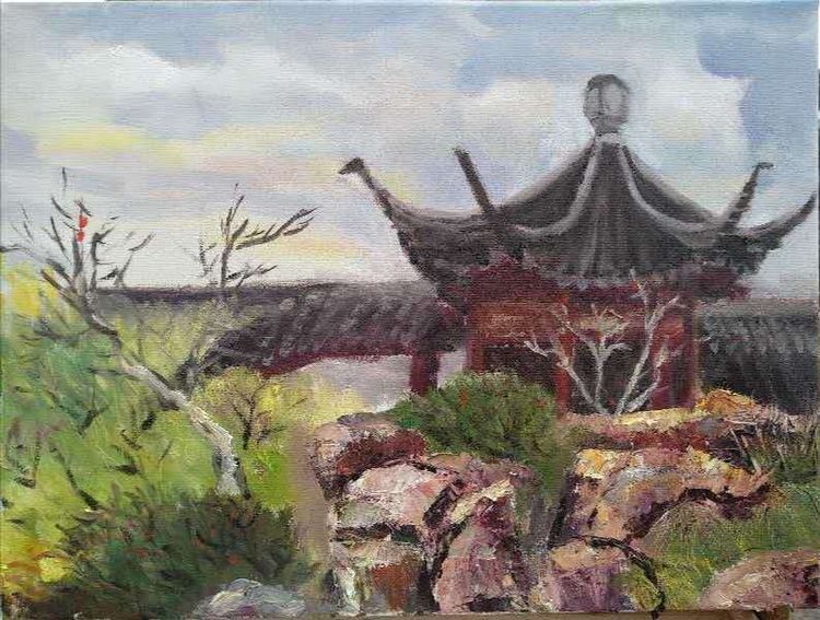 67岁实现儿时梦-常熟老年大学油画班首次开展