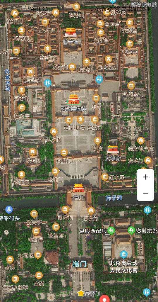 路线2:东华门 午门进 神武门出路线1:天安门 端门 午门进 神武门出
