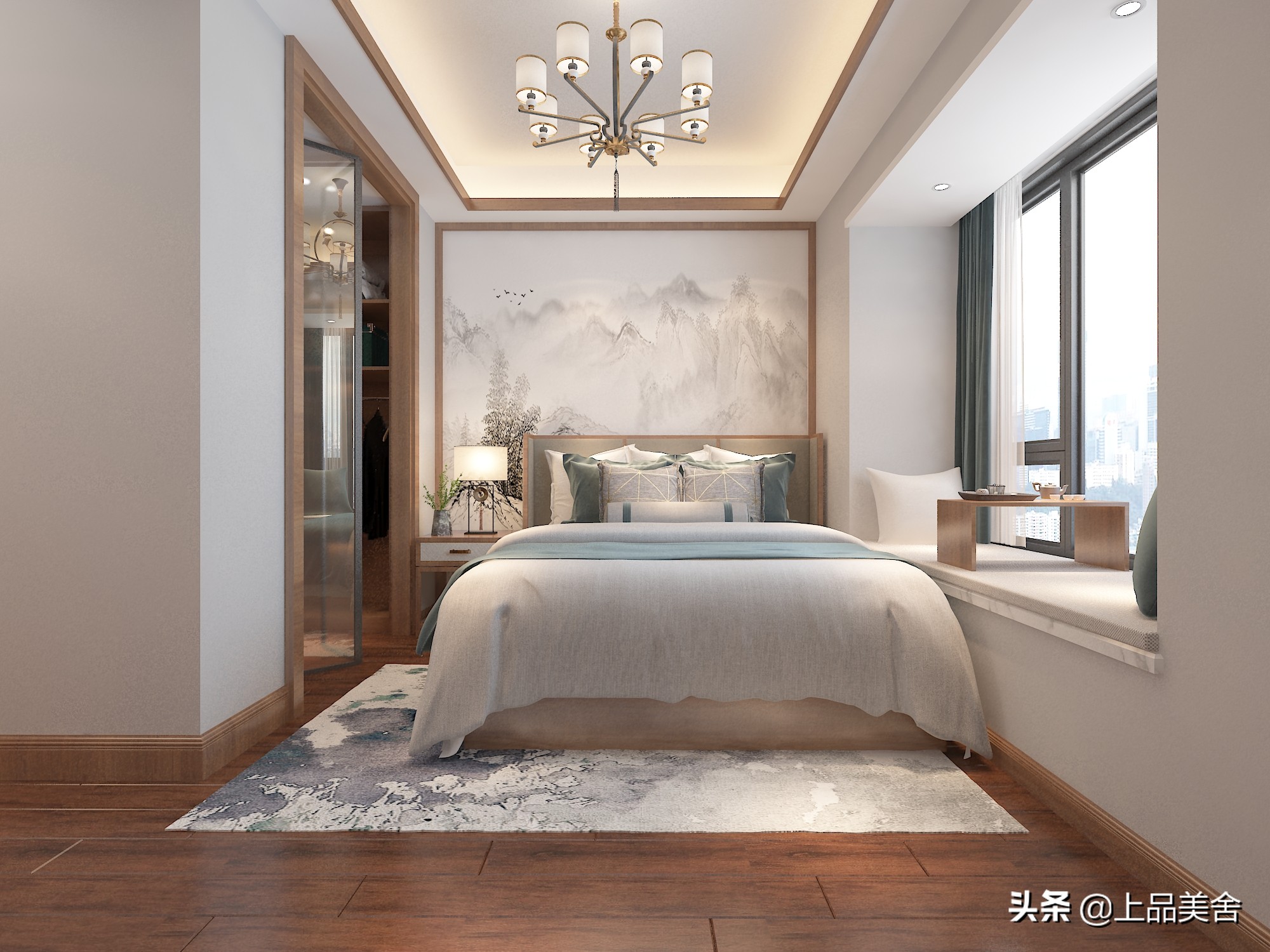 深圳夫妇在惠州买130平精装房，改造成新中式风格，完工效果迷人