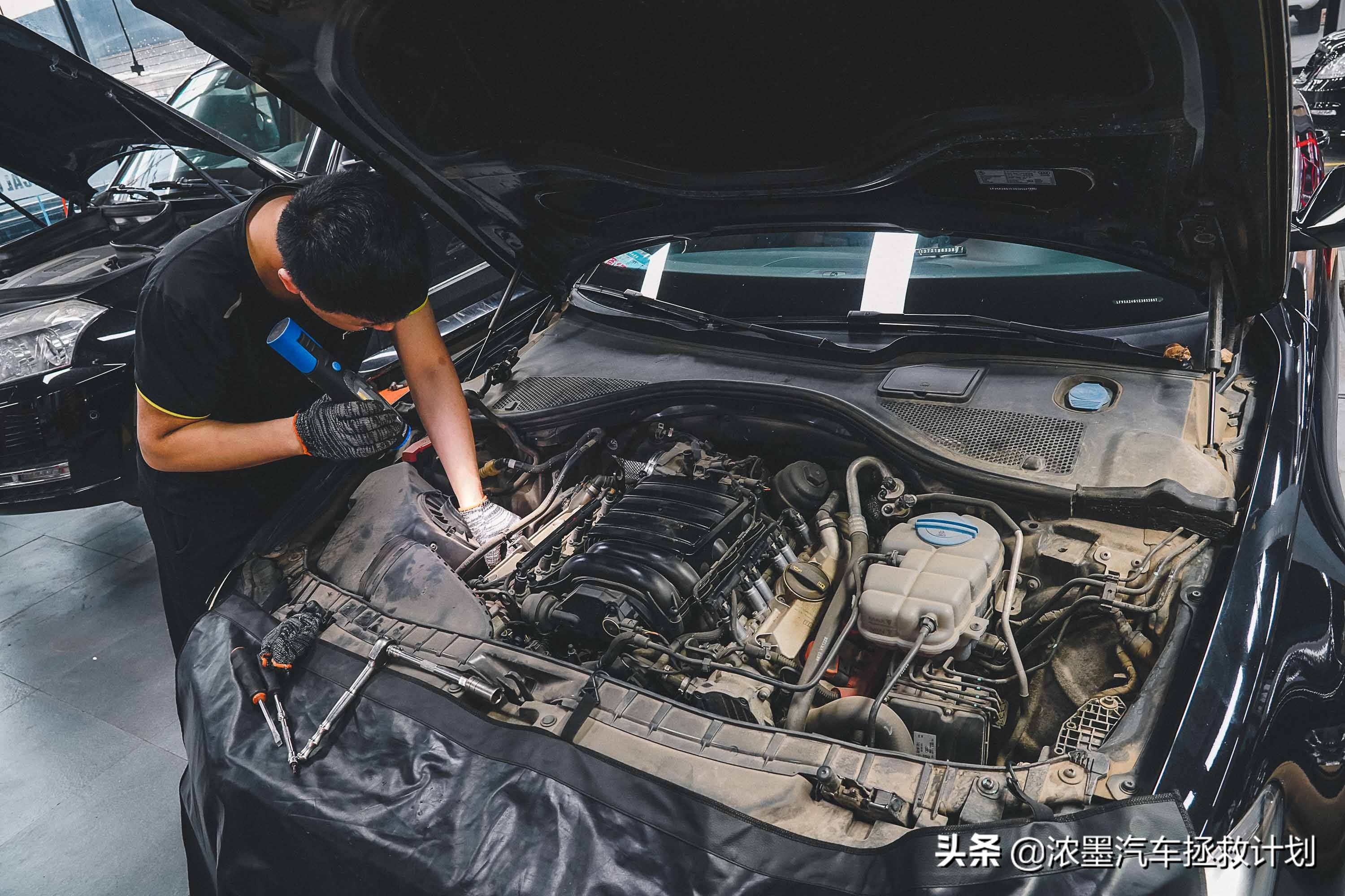 奥迪A6点火线圈更换指南及维修技巧