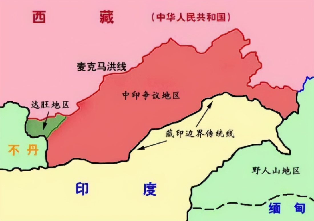 就派軍隊進入門隅地區,1951年2月2日,印度軍隊佔領門隅的中心城市達旺