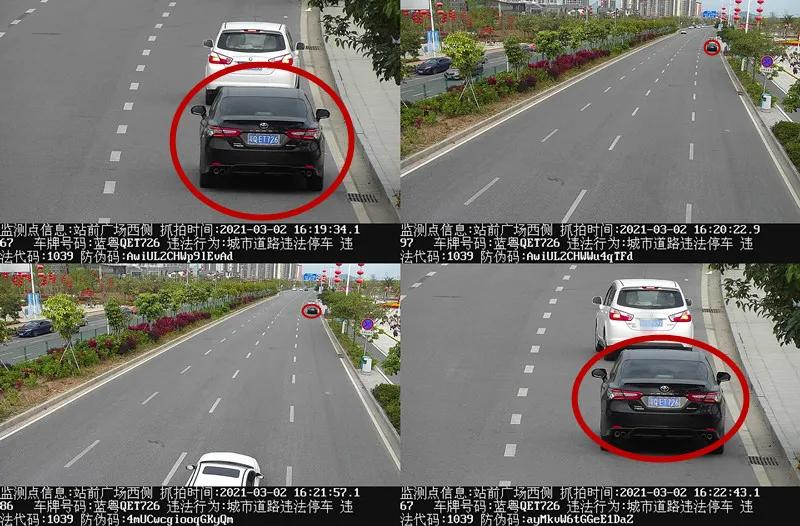 交通违法曝光！