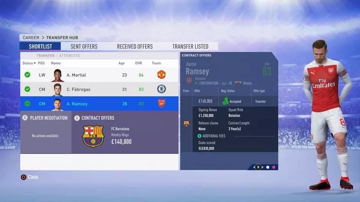 fifa足球经理14(《FIFA 19》经理模式推荐球员一览)