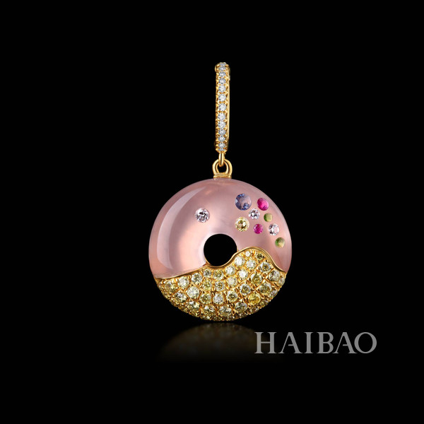Bao Bao Wan Fine Jewelry手工镶嵌宝石“甜品系列”——独一份的浓情蜜意，顷刻间泄露