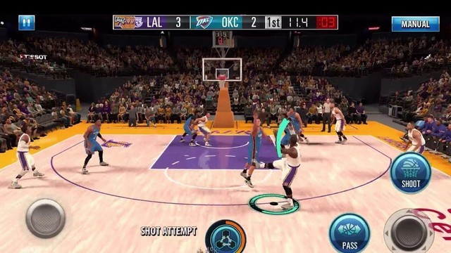 iPad Pro上的NBA 2K Mobile拥有主机级别画面