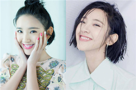 唐艺昕撞脸吴倩 两人简直神相似