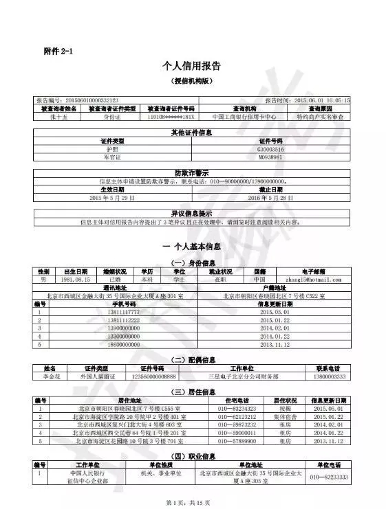 中國銀行莫奈主題信用卡年費多少新版個人徵信報告模板全文曝光