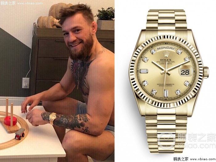 康纳·麦格雷戈告诉你:腕表配刺青 拉风又吸睛