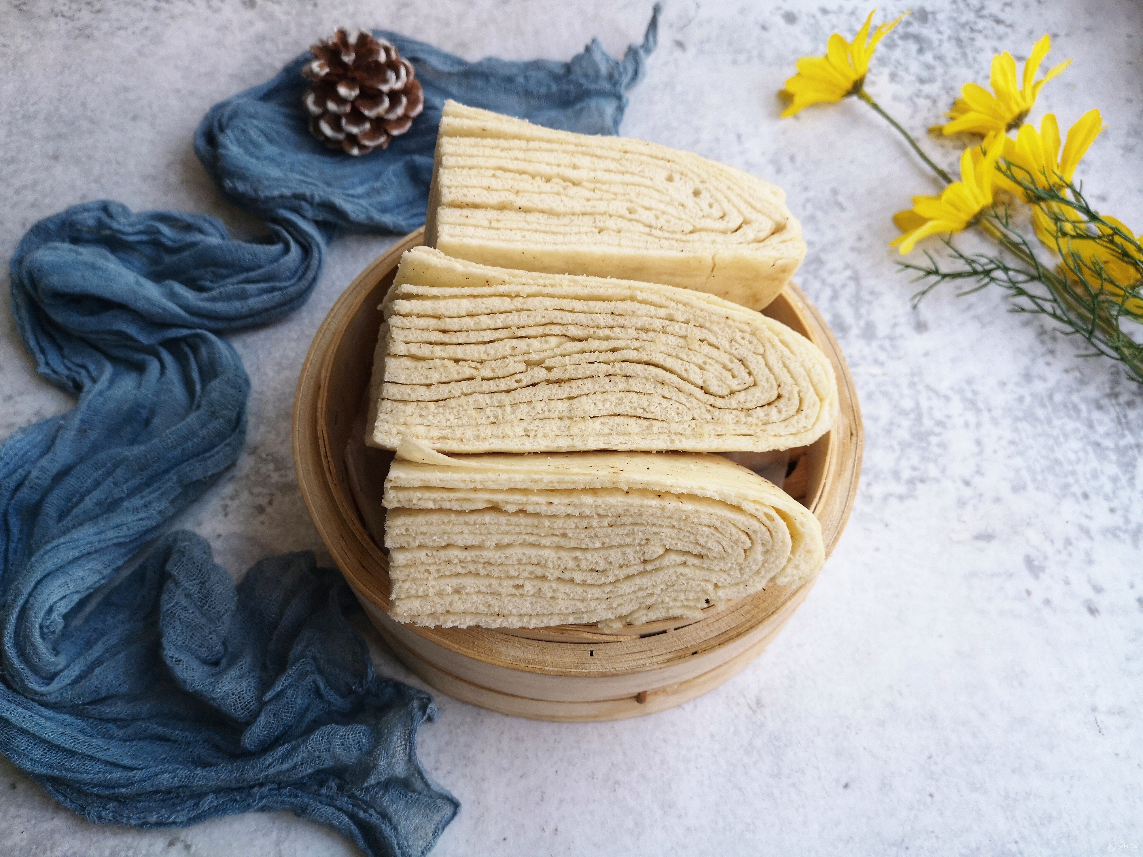 千层蒸饼的做法(蒸饼的家常做法) - 情书号