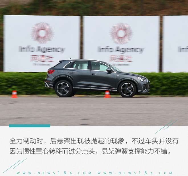 高端紧凑SUV新标杆 全新奥迪Q3 40TFSI性能测试