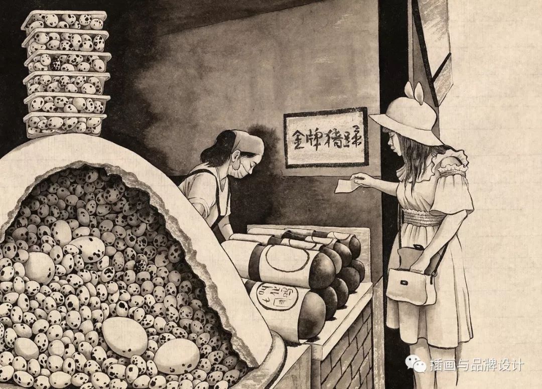 插画丨乌克兰插画师画出传统与现代并存的魅力上海，让你体会最上海的生活