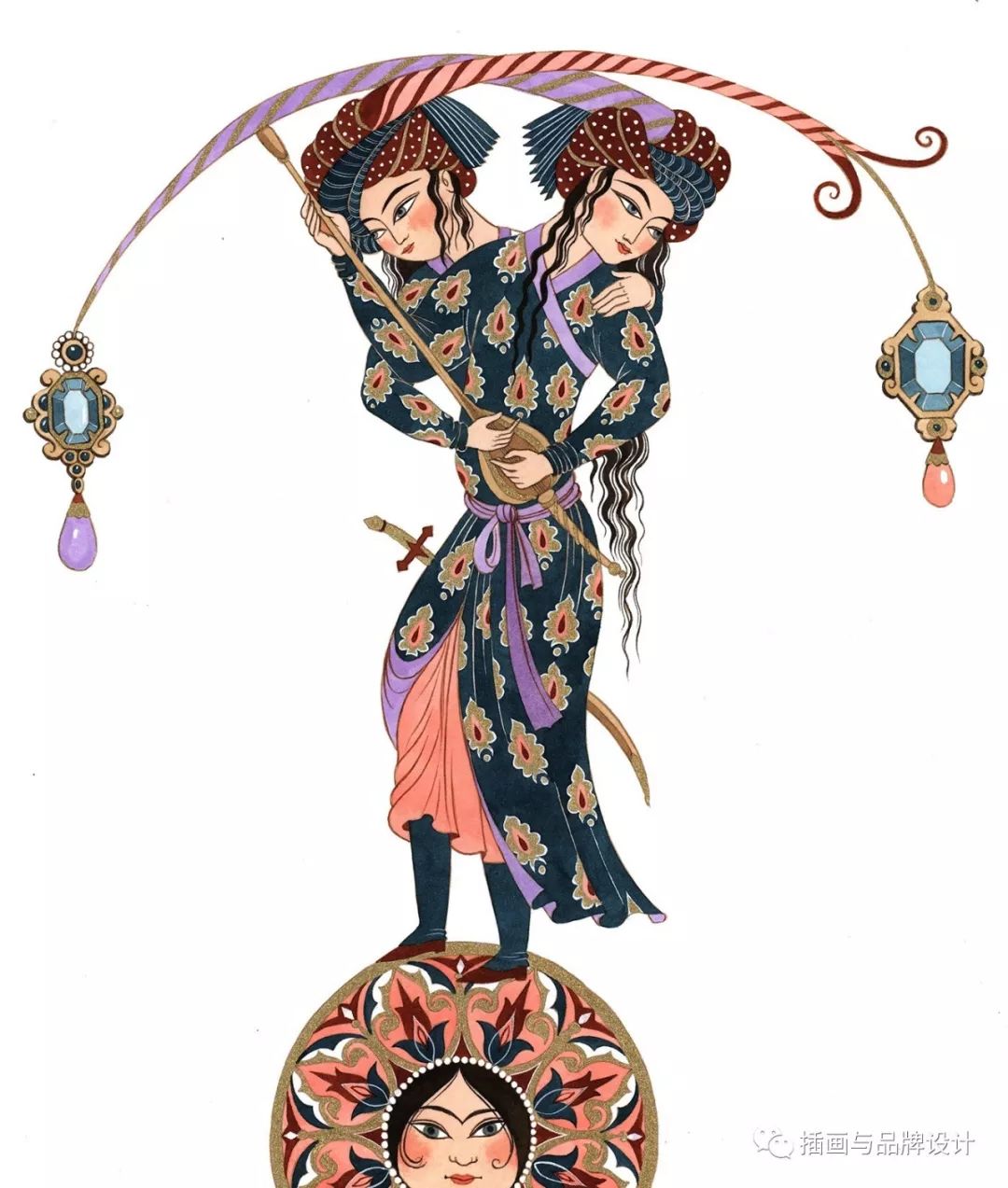 插画丨乌克兰插画师画出传统与现代并存的魅力上海，让你体会最上海的生活