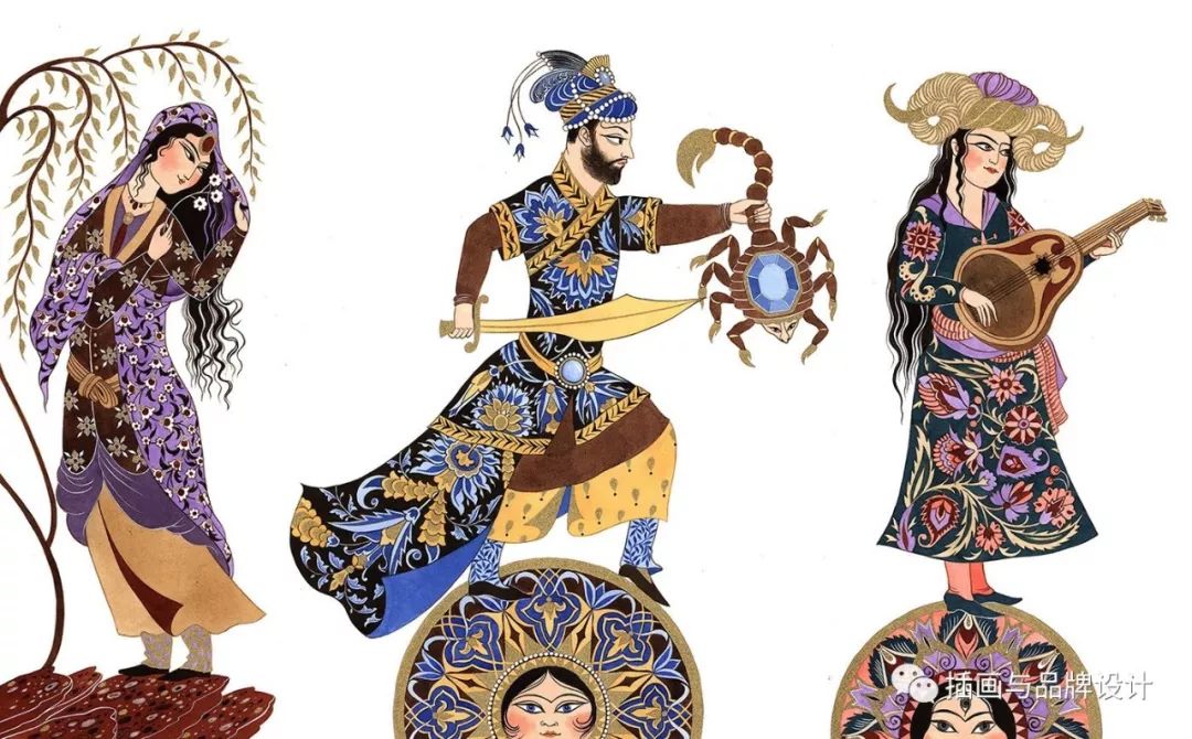 插画丨乌克兰插画师画出传统与现代并存的魅力上海，让你体会最上海的生活