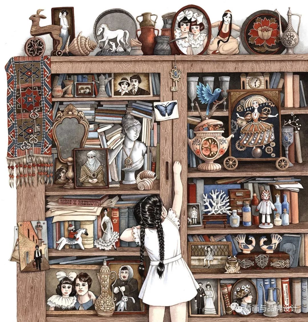 插画丨乌克兰插画师画出传统与现代并存的魅力上海，让你体会最上海的生活
