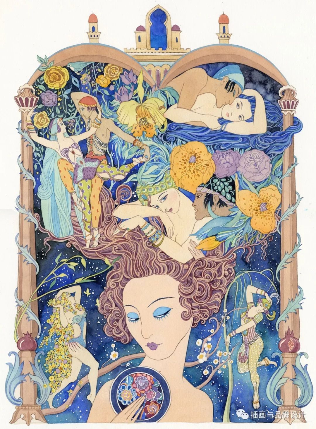 插画丨乌克兰插画师画出传统与现代并存的魅力上海，让你体会最上海的生活