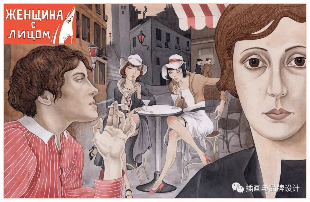 插画丨乌克兰插画师画出传统与现代并存的魅力上海，让你体会最上海的生活