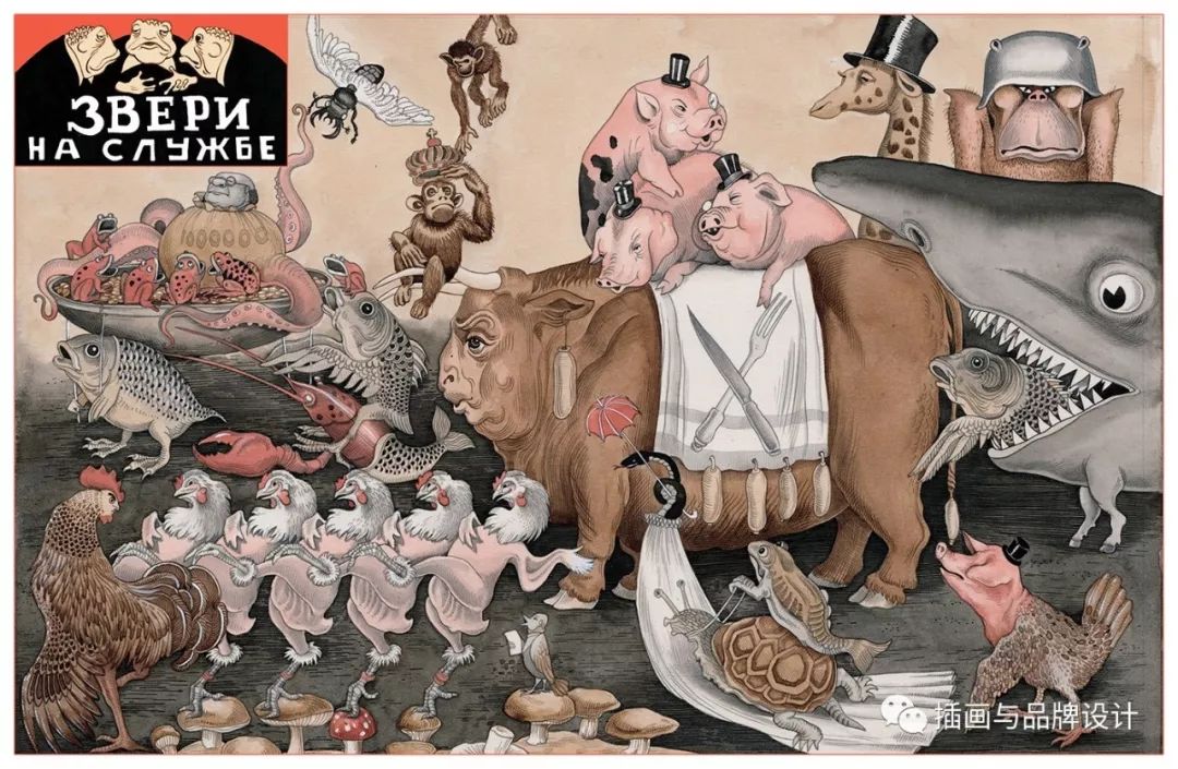 插画丨乌克兰插画师画出传统与现代并存的魅力上海，让你体会最上海的生活