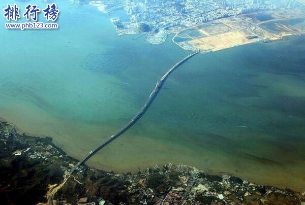 中国最长跨海大桥排名，中国十大跨海大桥长度排名