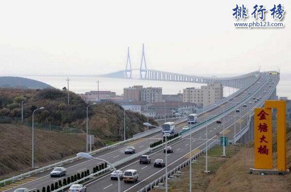 中国最长跨海大桥排名，中国十大跨海大桥长度排名