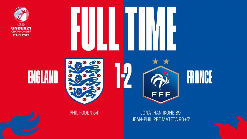 英格兰vs法国欧洲杯(欧青赛-福登破门万-比萨卡补时乌龙 法国2-1逆转十人英格兰)