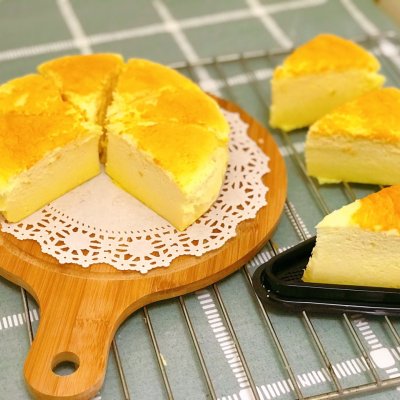 8寸芝士轻乳酪蛋糕-入口即化，手残党也能驾驭