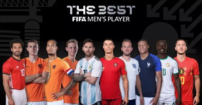 fifa欧冠最佳球员哪个比较好(FIFA年度最佳球员三人候选：梅西、C罗、范迪克)