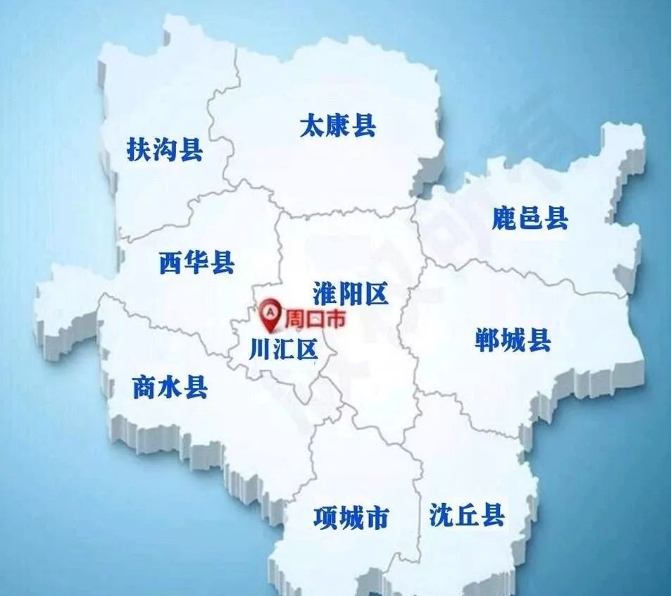 周口乡镇地图图片