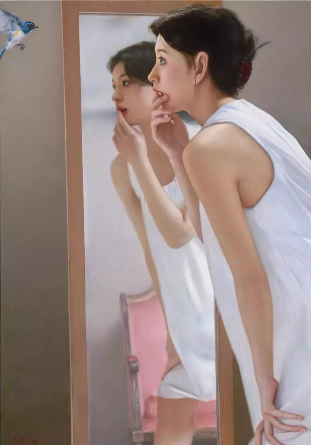 油画价格怎么定位(35年专注画青春美少女) - 价格百科