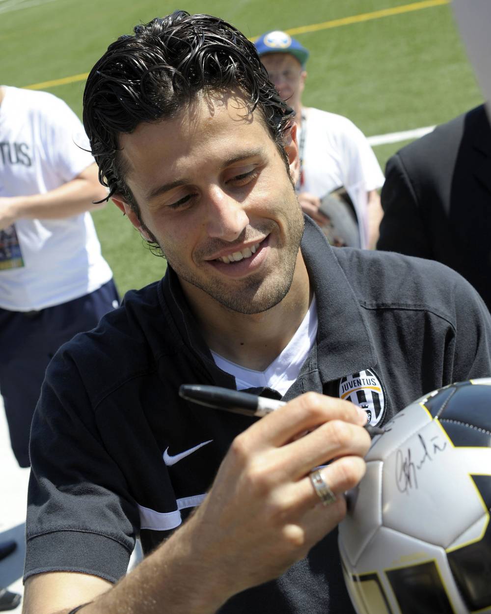 老照片伟大的意大利左后卫法比奥格罗索