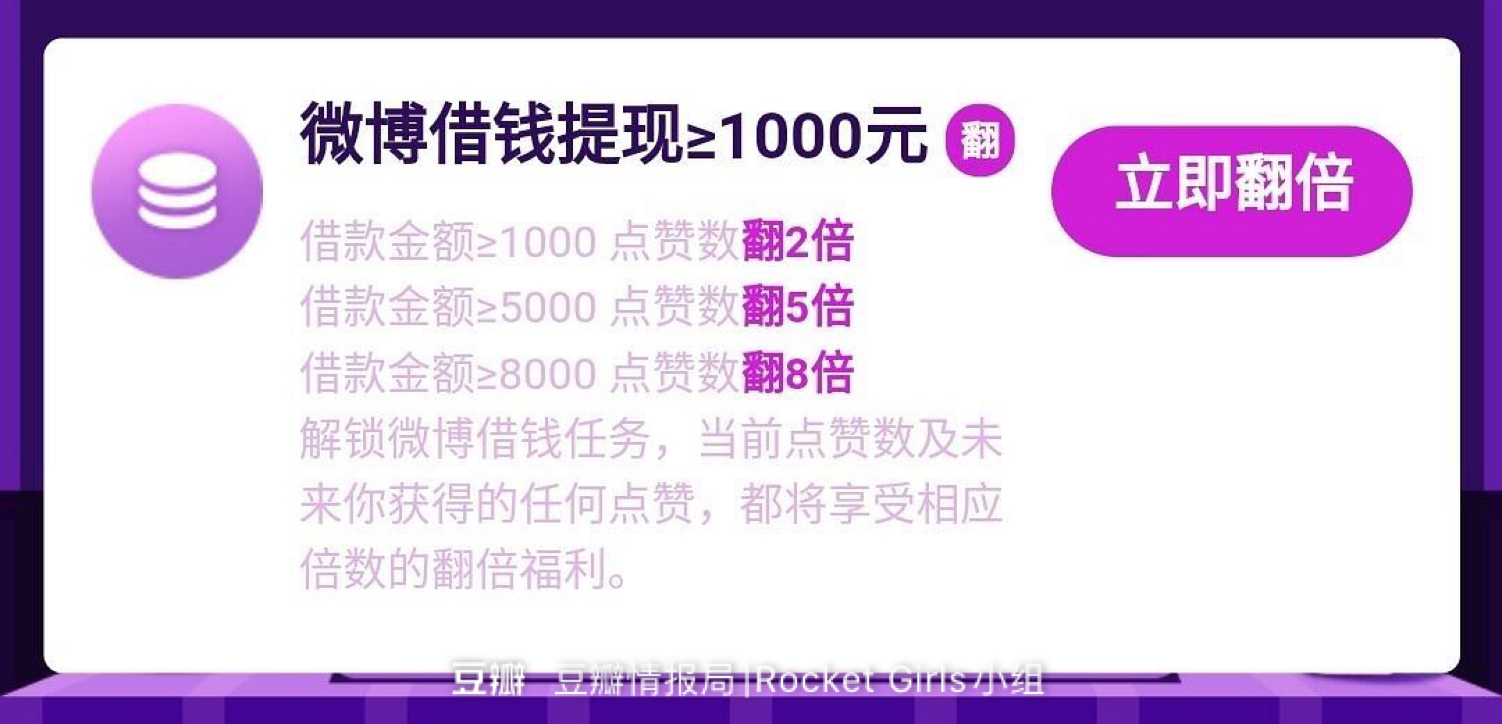 最前线 | 借贷与粉丝打榜投票挂钩？「微博借钱」你怎么看？