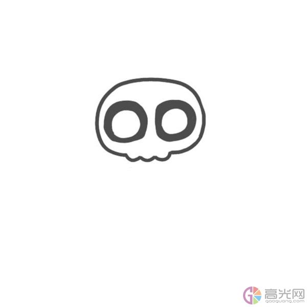 骷髅人简笔画画法，骷髅人简笔画画法步骤