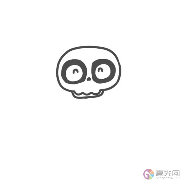 骷髅人简笔画画法，骷髅人简笔画画法步骤