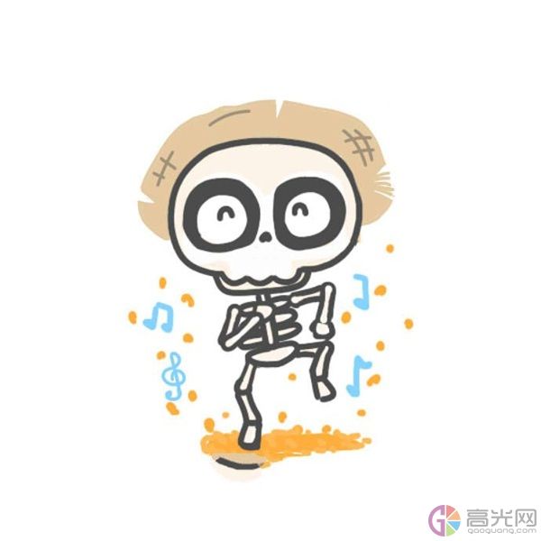 骷髅人简笔画画法，骷髅人简笔画画法步骤