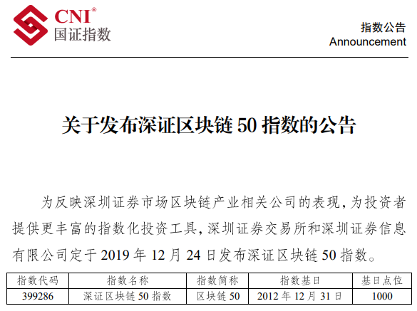 概念股来了！区块链50指数横空出世，涵盖金融、游戏等领域