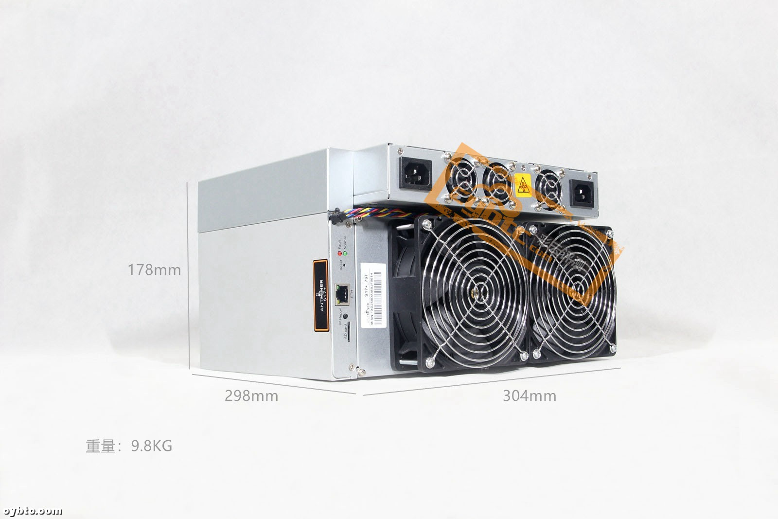 彩云评测 | 比特大陆旗舰比特币矿机蚂蚁S17+ 76T