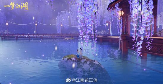 海外有仙山《一梦江湖》新地图小瀛洲实景
