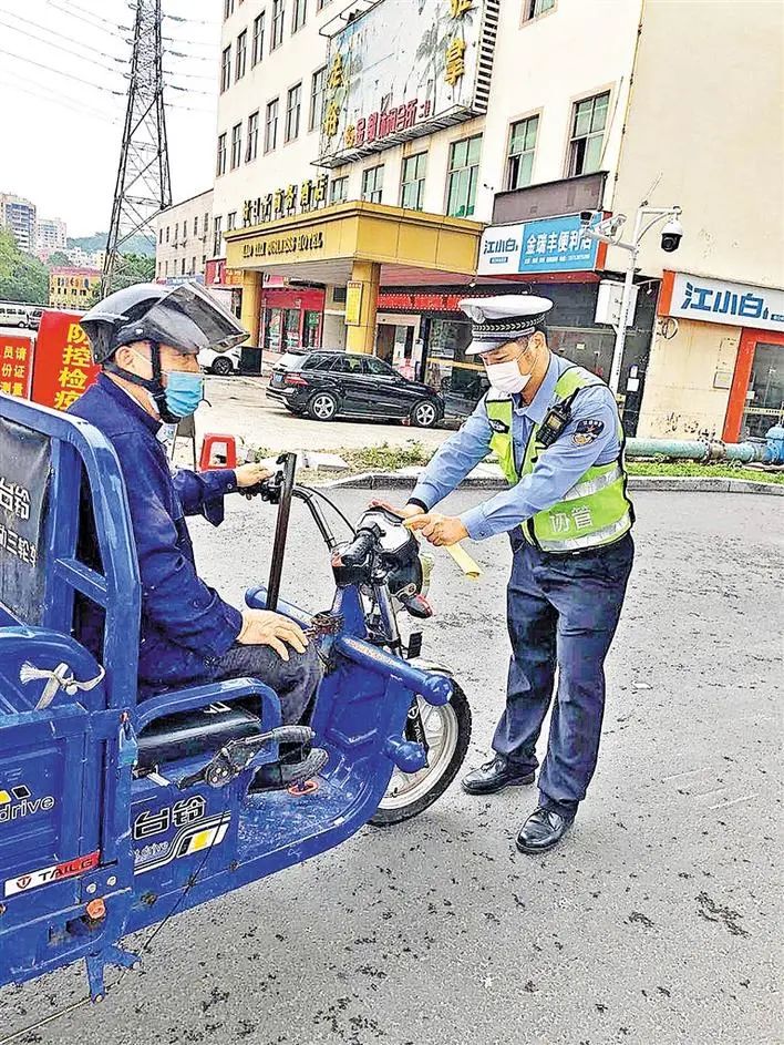 严查电动车交通违法、施工单位非法占道被处罚，宝安交通整治在行动！