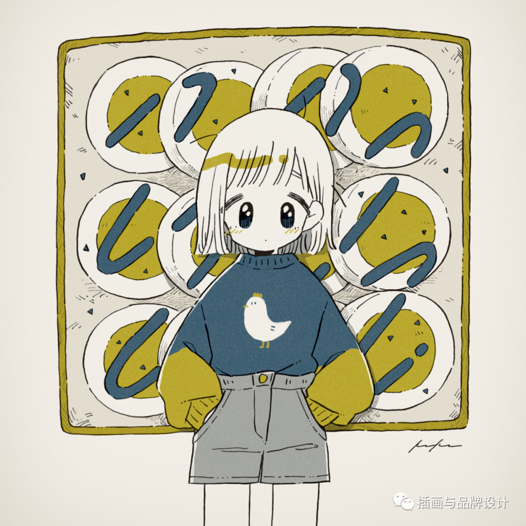 动漫二次元人物简笔画图片大全(插画丨萌系二次元简笔画美少女)