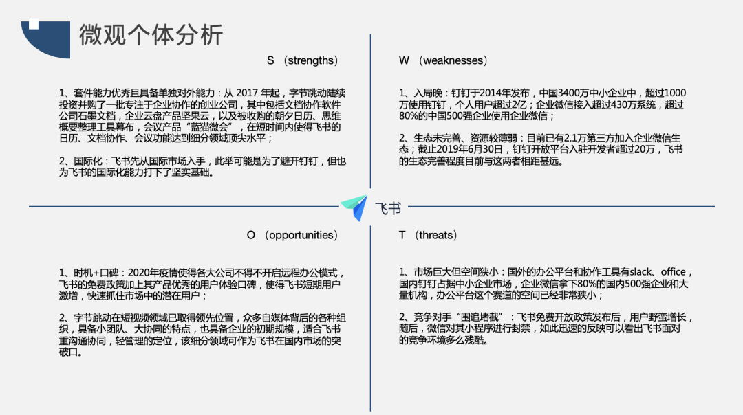 竞品分析报告：飞书 VS 钉钉 VS 企业微信，移动办公哪家强？