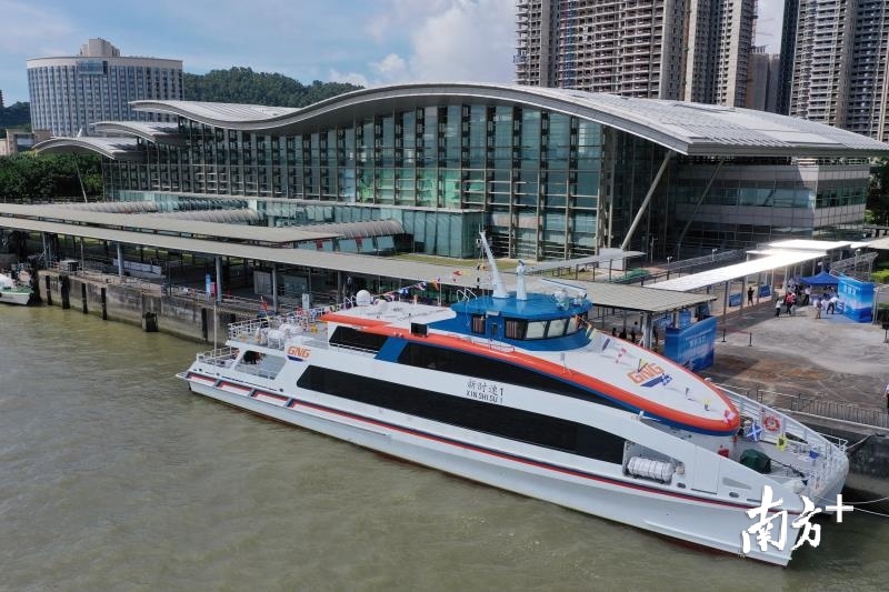 “新时速1号”来了！广州南沙客运港往返深圳机场码头航线首航